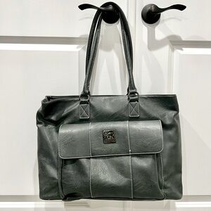 Kenneth Cole. Women’s briefcase. Grey. Leather. 12x18. Excellent condition.